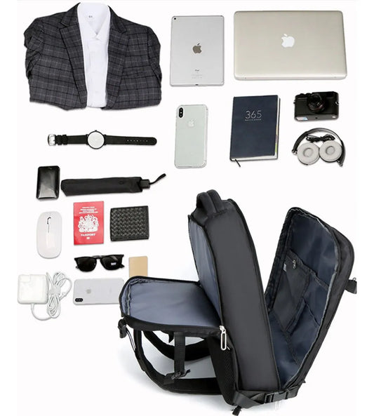 Mochila de Viaje TSA Aprobada – Comodidad, Seguridad y Estilo