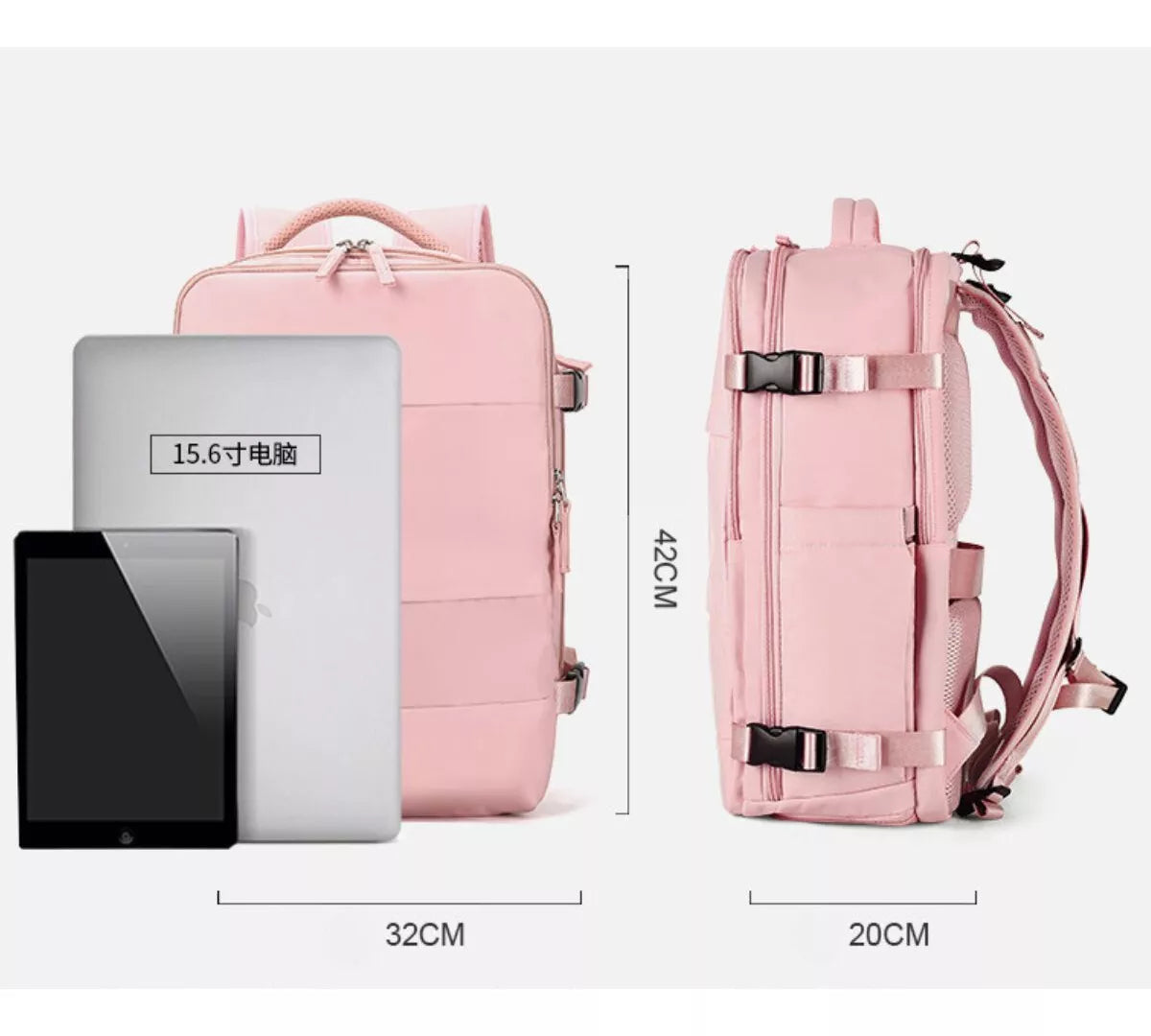 Mochila de Viaje TSA Aprobada – Comodidad, Seguridad y Estilo