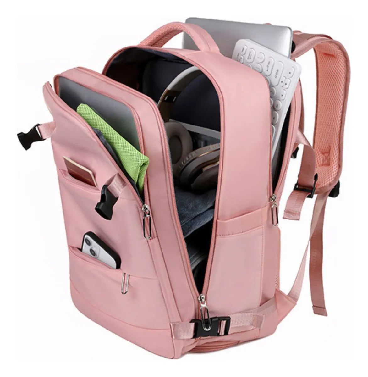 Mochila de Viaje TSA Aprobada – Comodidad, Seguridad y Estilo